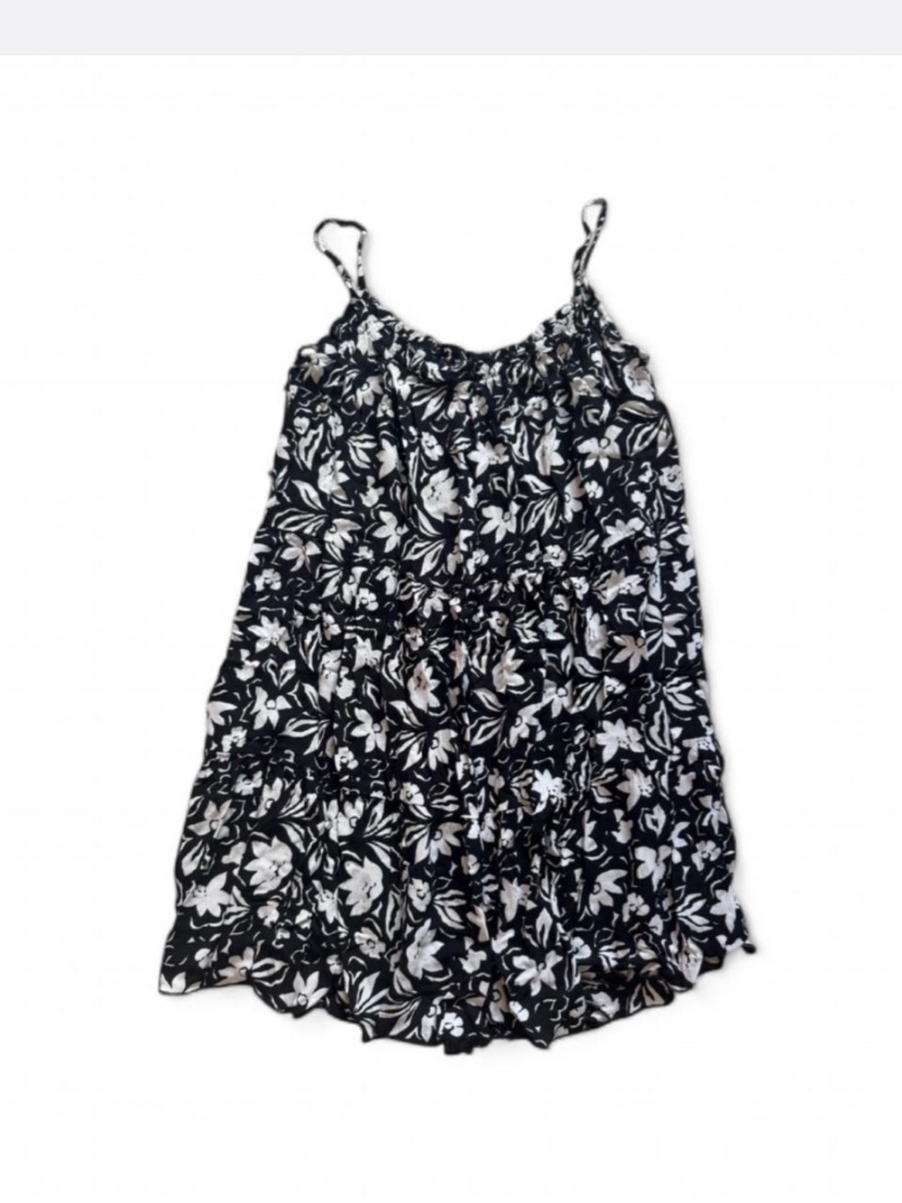 Salty lemon floral babydoll dress